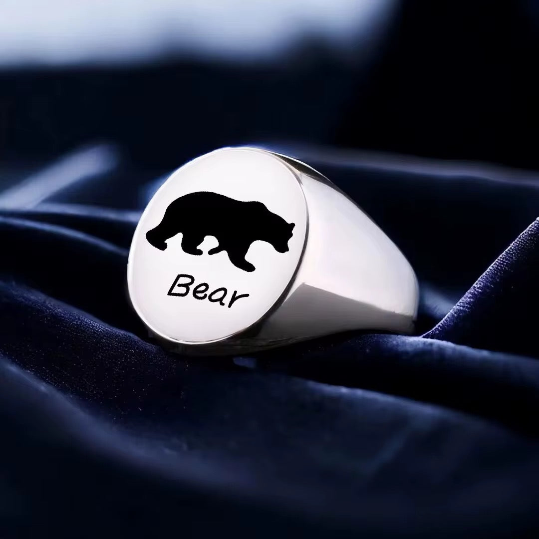 Bague “Bear” – La Force Silencieuse