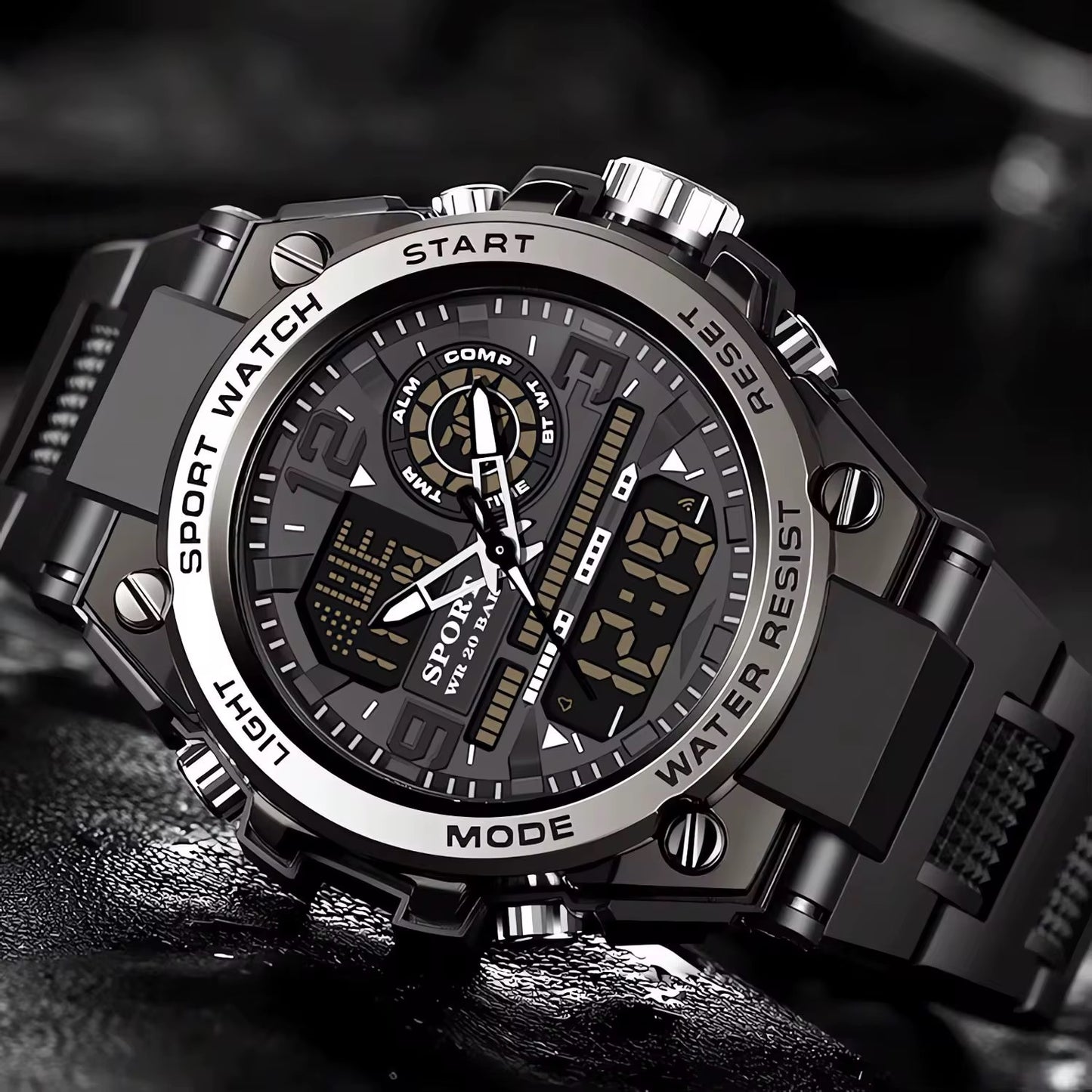 Montre Militaire Homme - Résiste à tout, prêt pour l'action