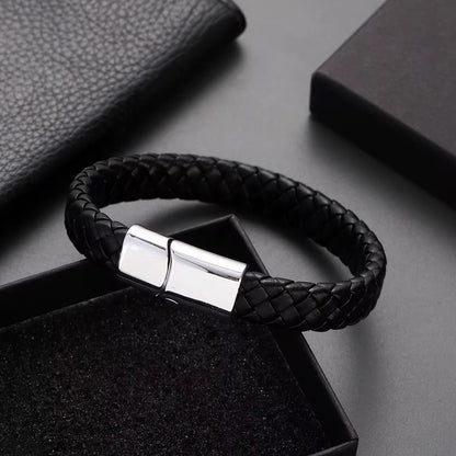 Bracelet Cuir Tressé