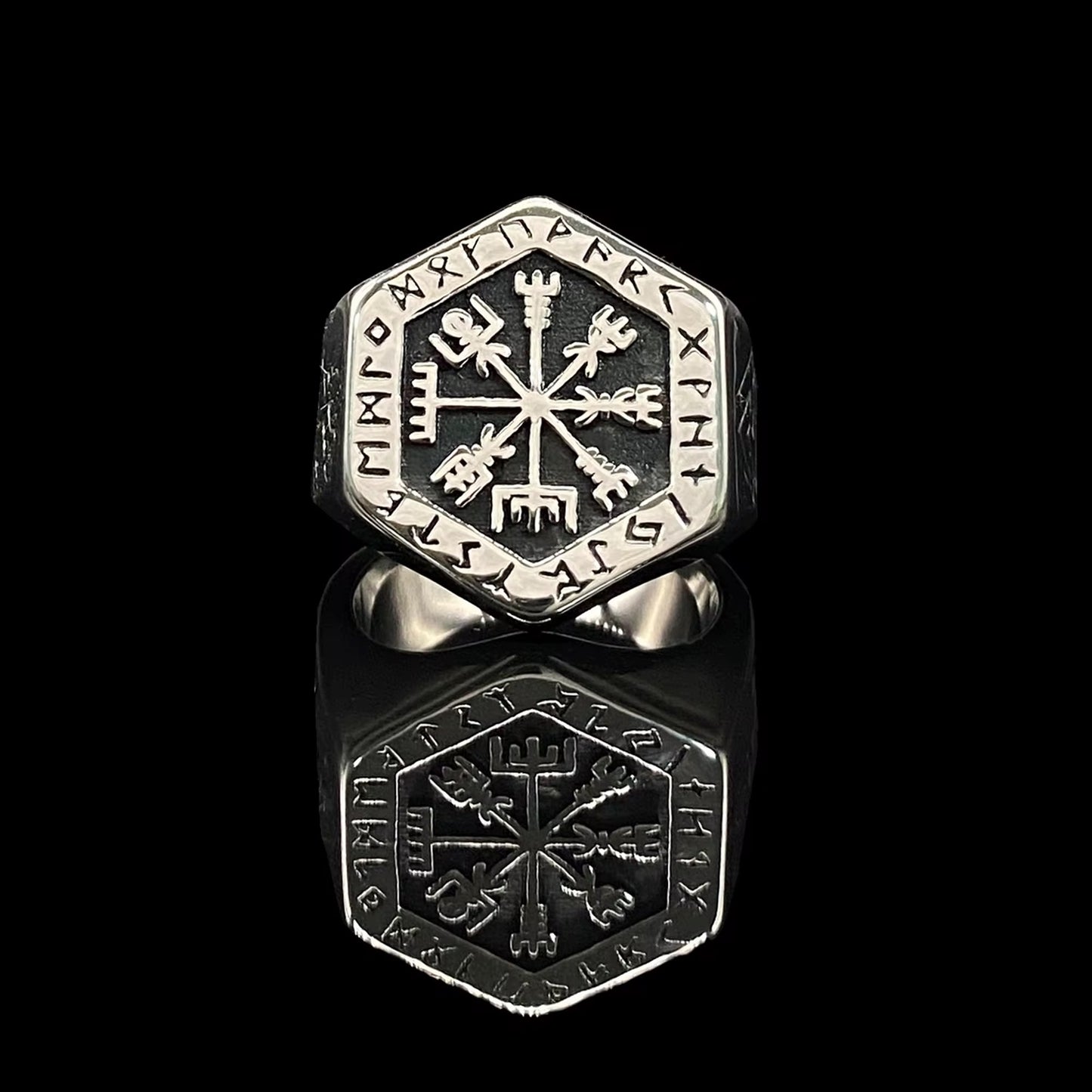 Vegvisir – Chevalière pour Homme