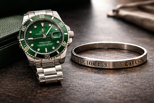 Rolex Submariner Green Dial - Cadran Vert Signature & Bracelet Acier Poli de Luxe