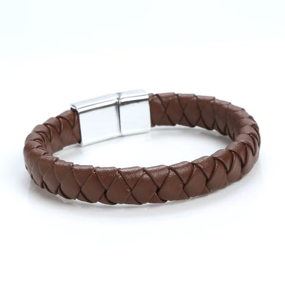 Bracelet Cuir Tressé