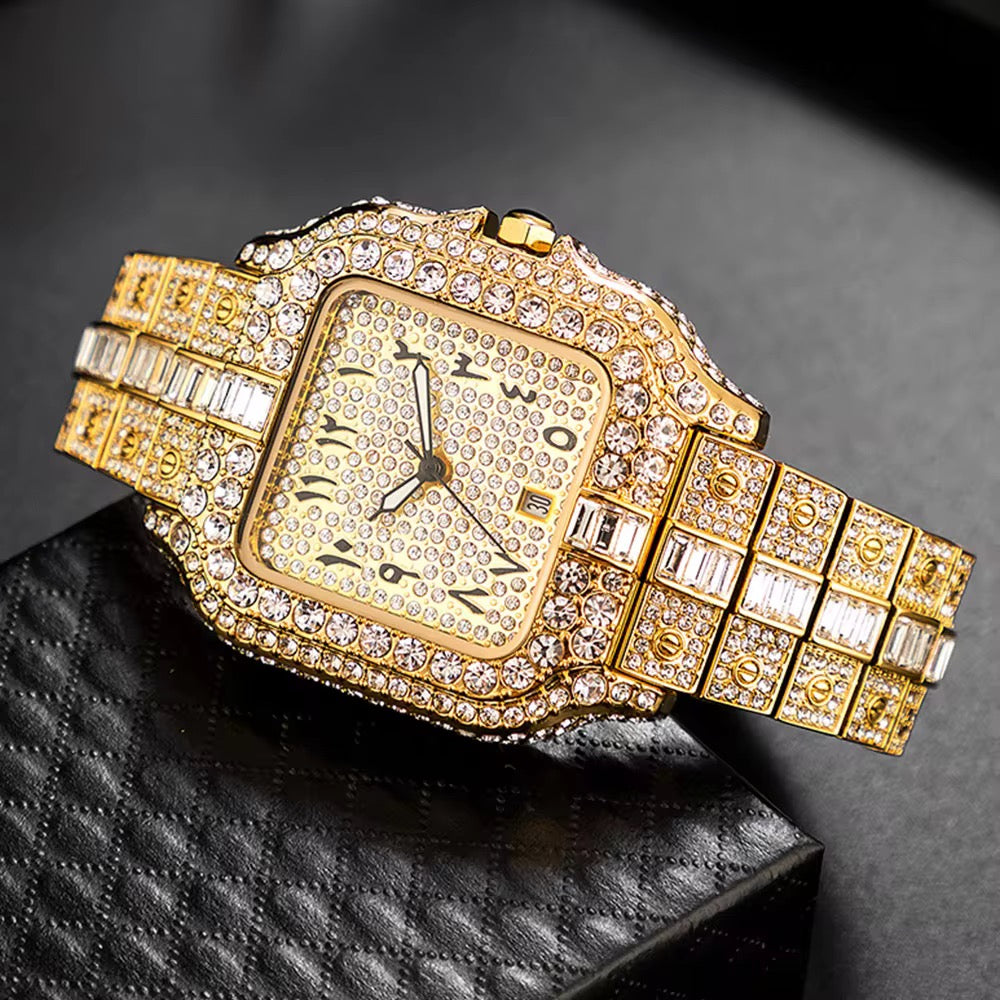 Montre Carrée Iced — Quand le temps devient luxe