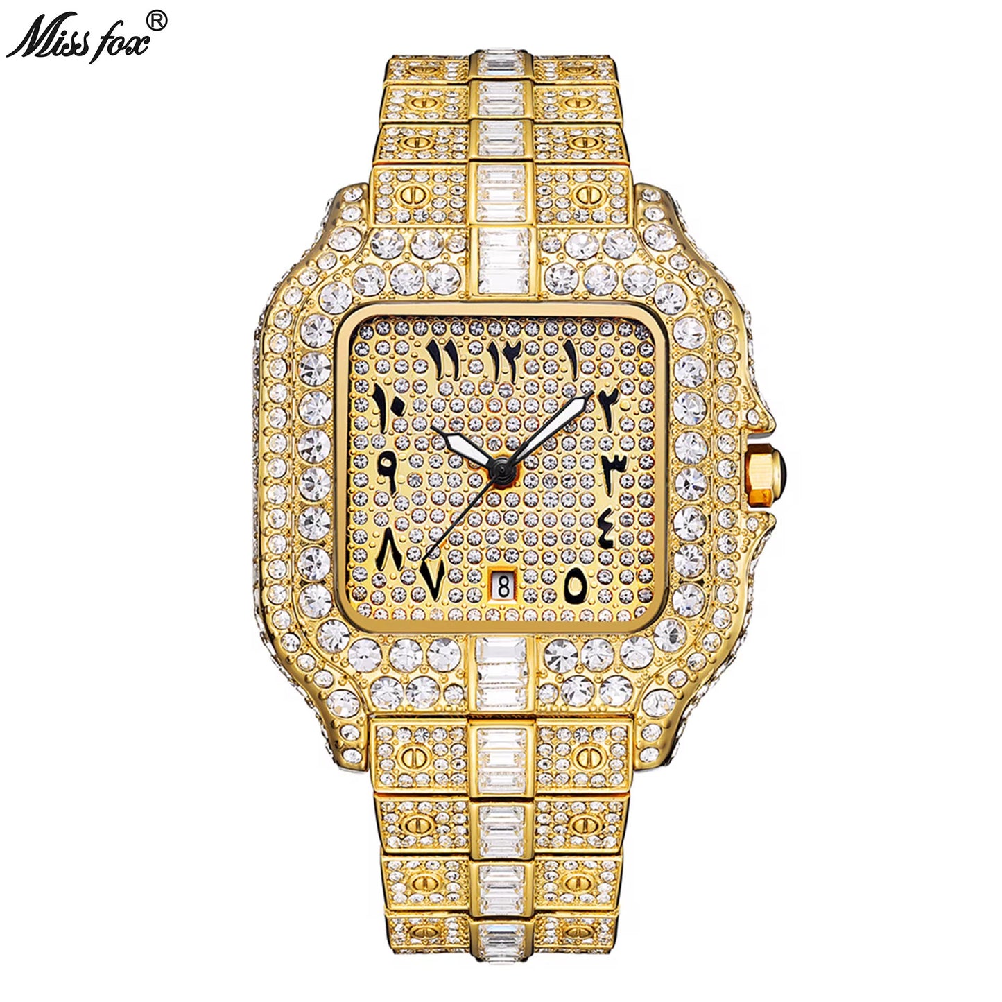 Montre Carrée Iced — Quand le temps devient luxe