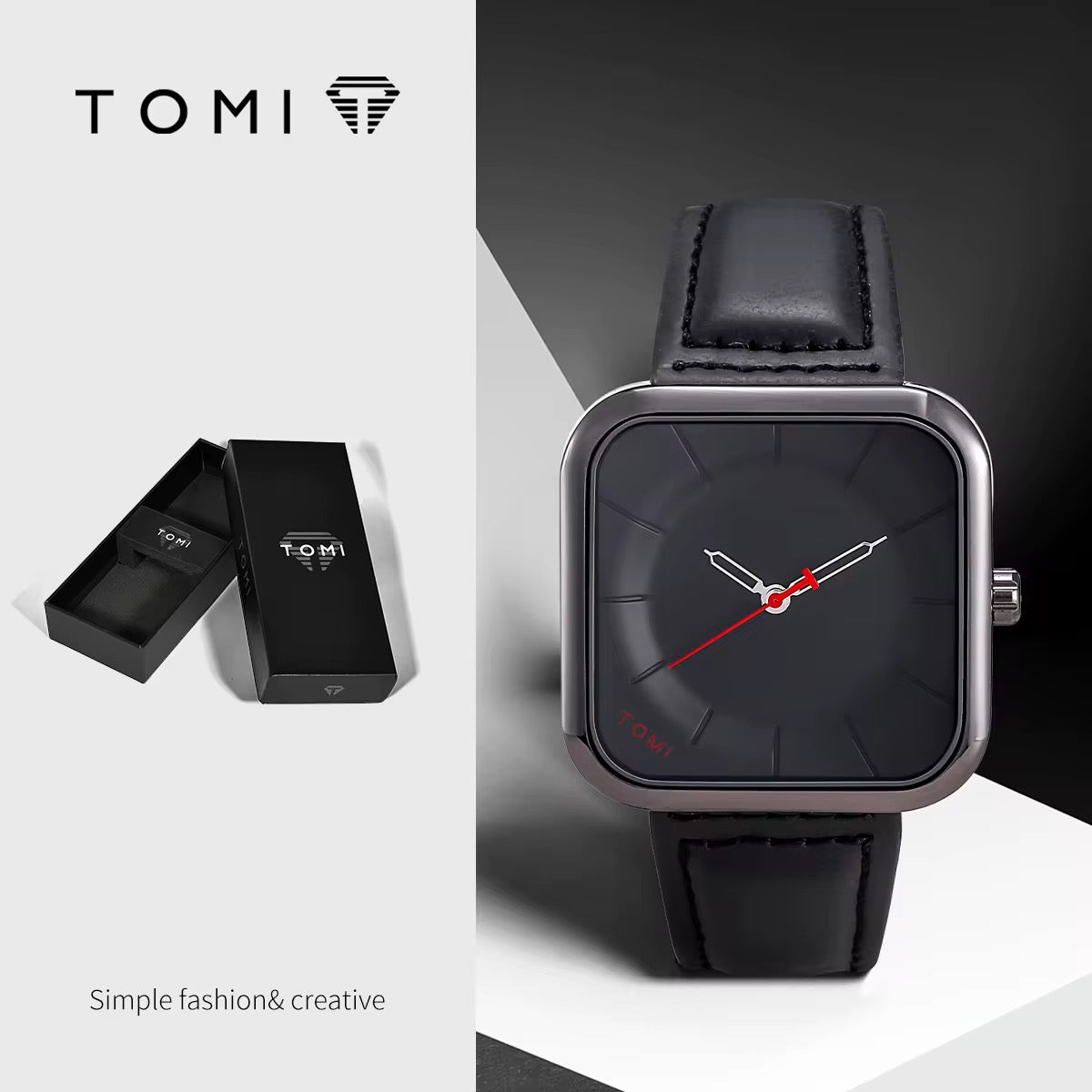 Montre carrée TOMI – Faites la différence avec style