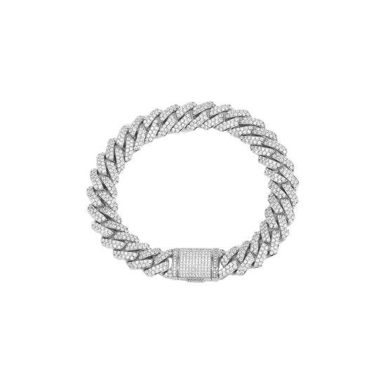 Bracelet Iced - Argent Massif