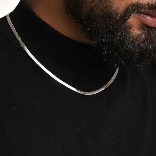 Chaîne Serpent Fine pour Homme – Bijou Moderne et Raffiné