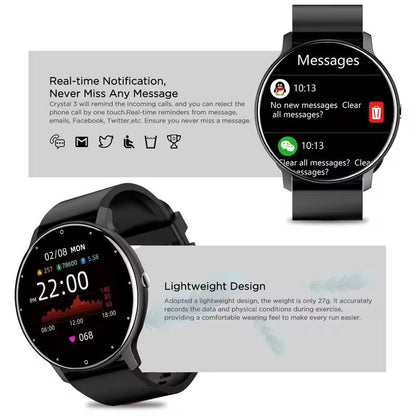 Nova Active – Smartwatch élégante avec fréquence cardiaque et suivi d’activité
